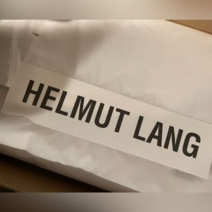 Helmet Lang ribbed dress.